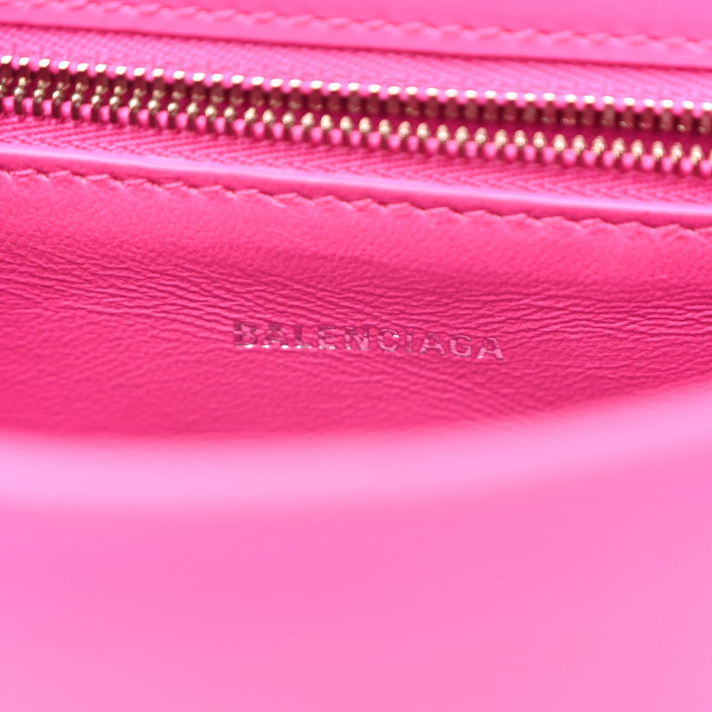 Box Calfskin Medium XX Flap Bag Lipstick Pink
