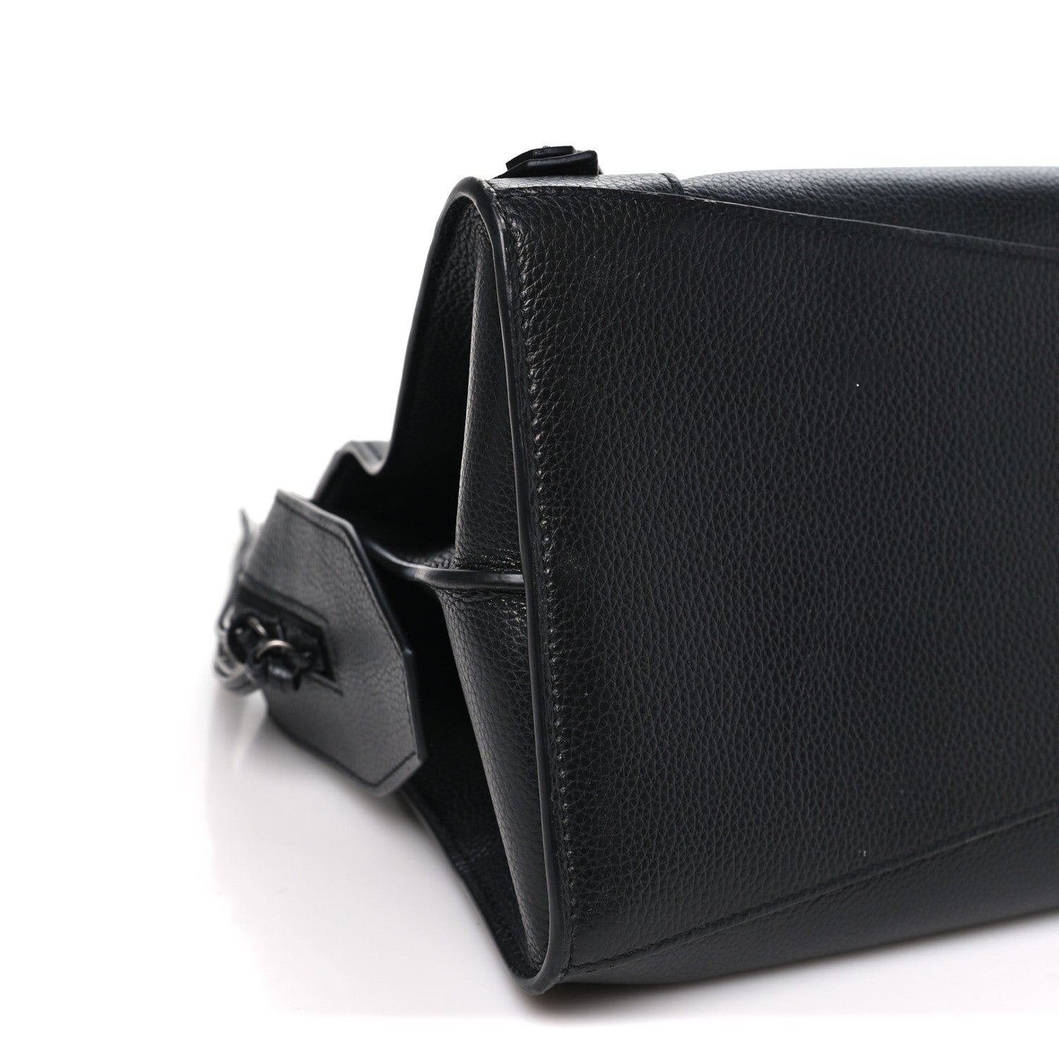 Grained Calfskin Neo Classic Black Hardware S City  Black
