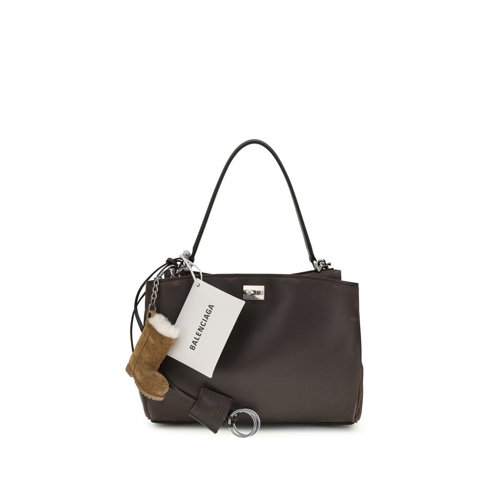 Small Rodeo Calf Leather Shoulder Bag