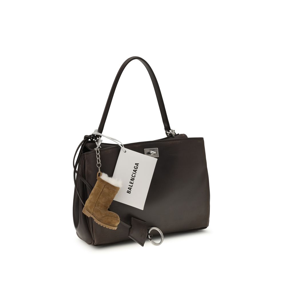 Small Rodeo Calf Leather Shoulder Bag