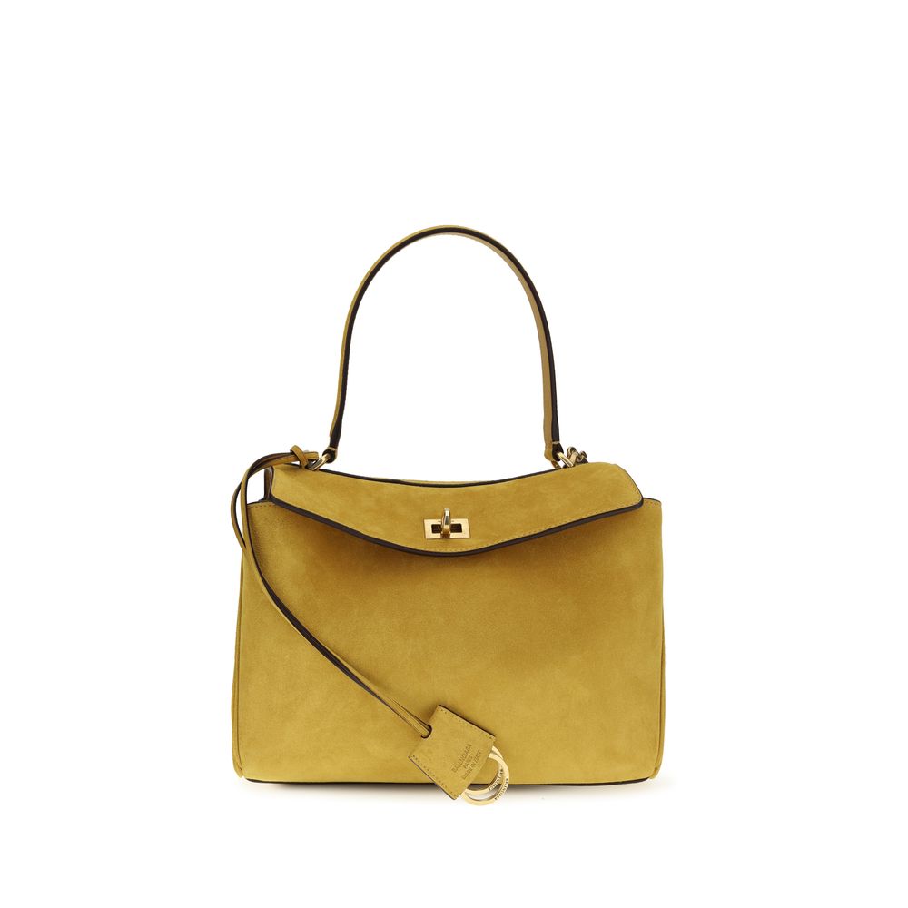 Small Smooth Black Calfskin Rodeo Handbag