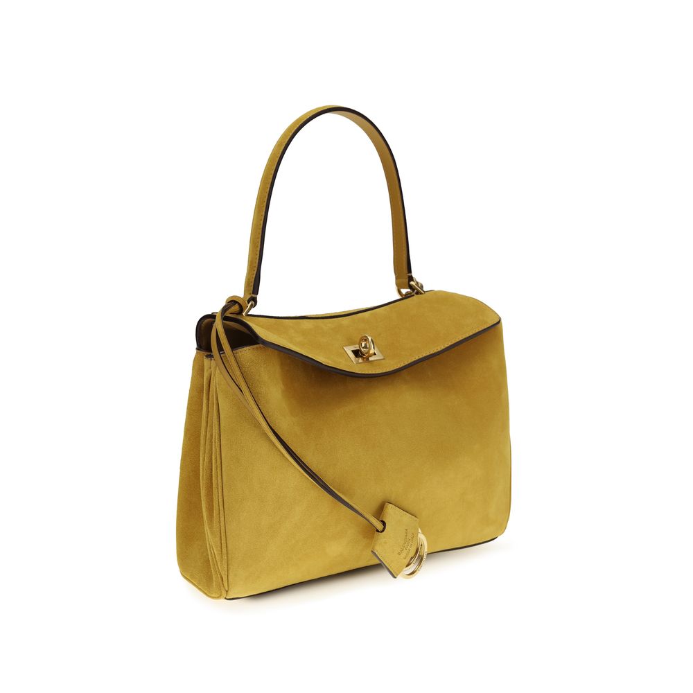 Small Smooth Black Calfskin Rodeo Handbag