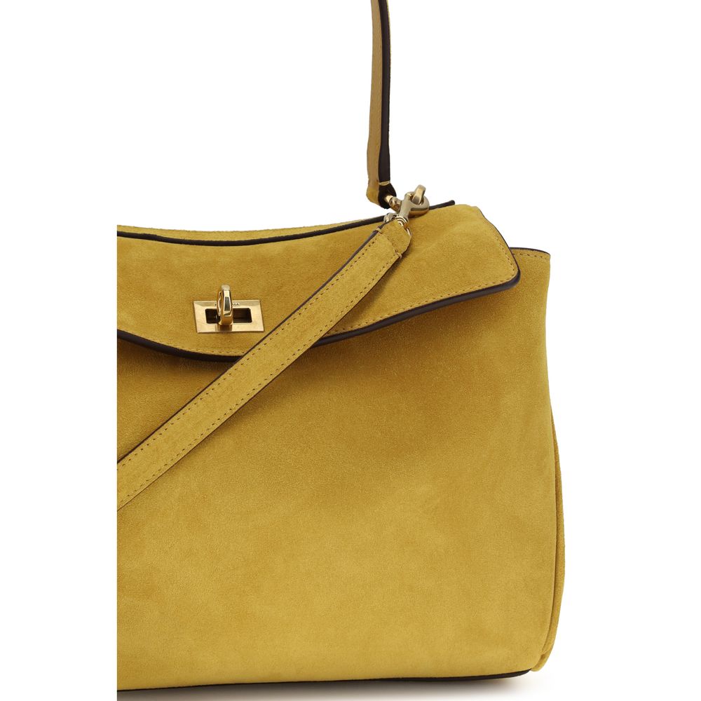 Small Smooth Black Calfskin Rodeo Handbag