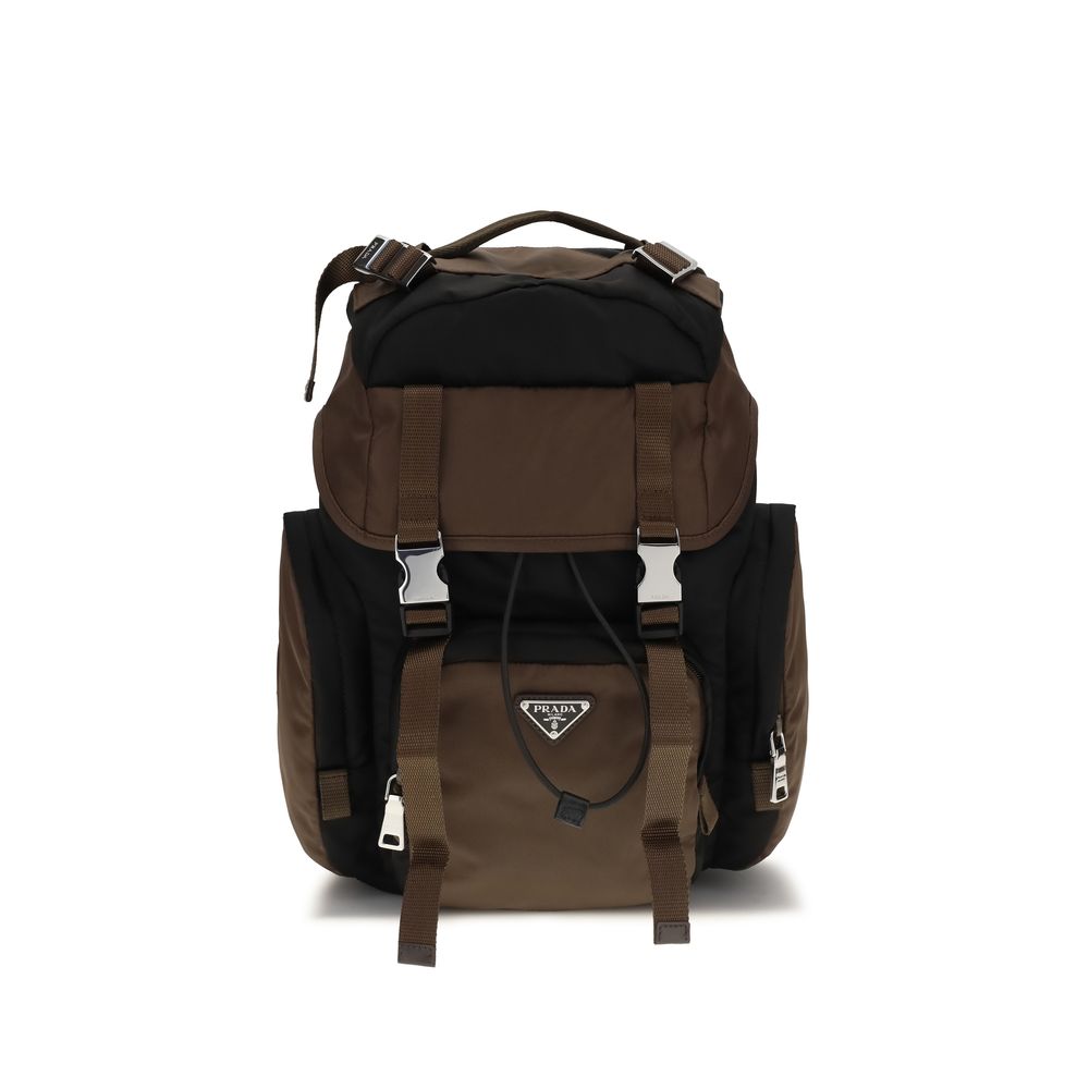 Recycled Polyamide Leather Trim Backpack