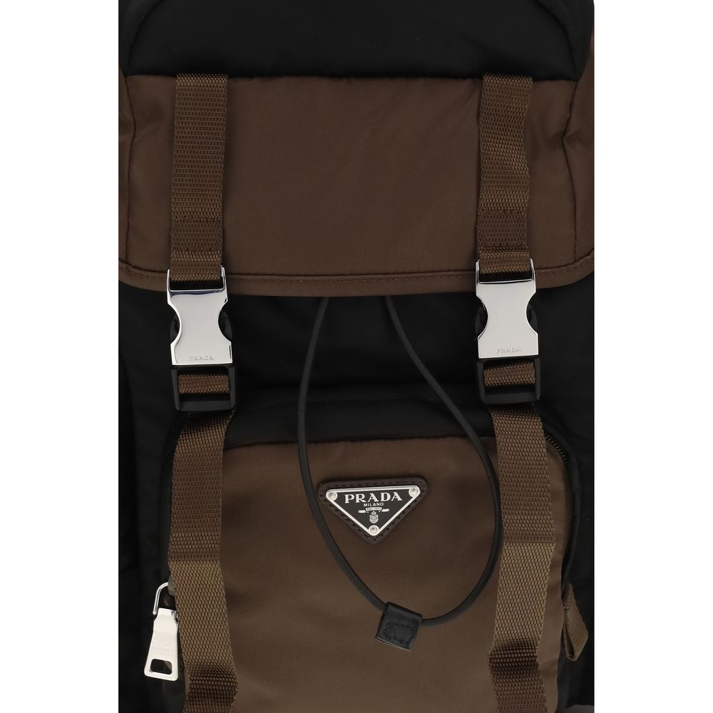 Recycled Polyamide Leather Trim Backpack