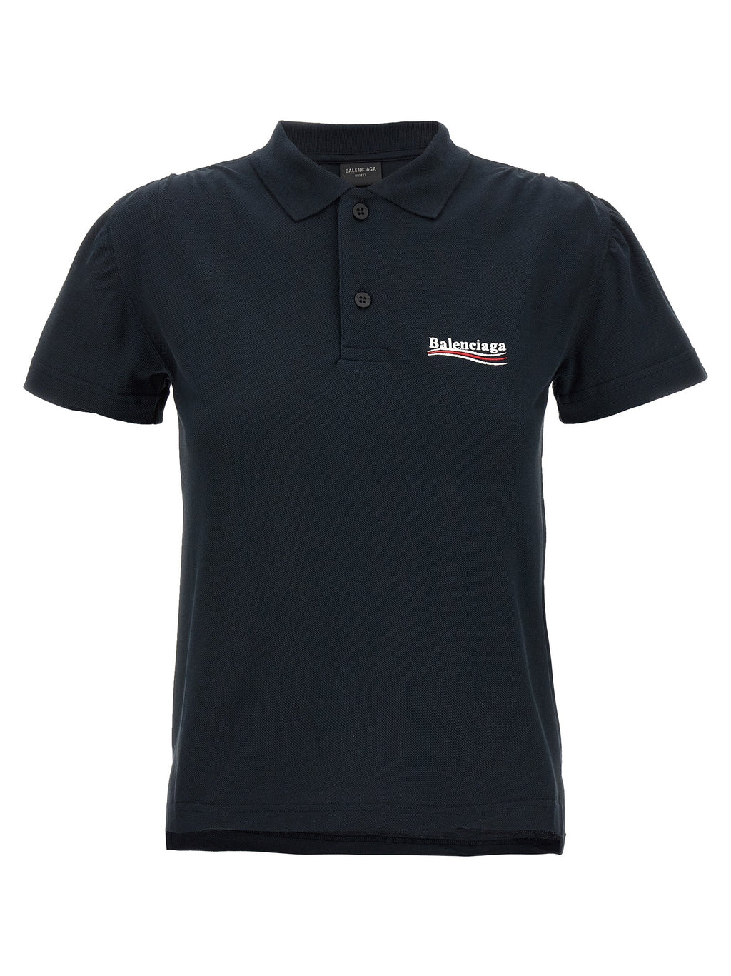Balenciaga Blue Cotton Polo Women's Shirt