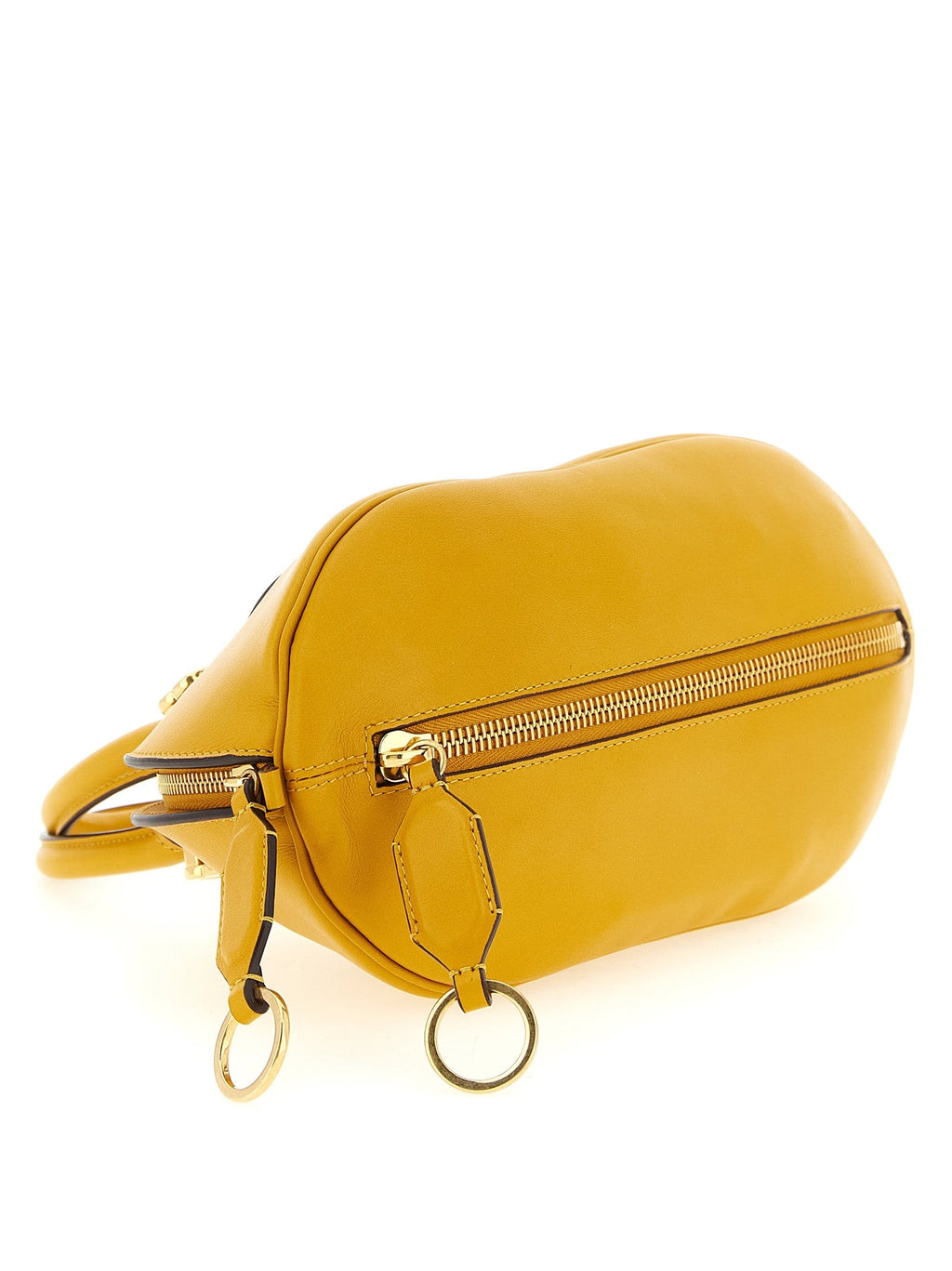 Mini Yellow Calfskin Satchel