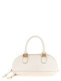 White Calfskin Mini Smooth Handbag