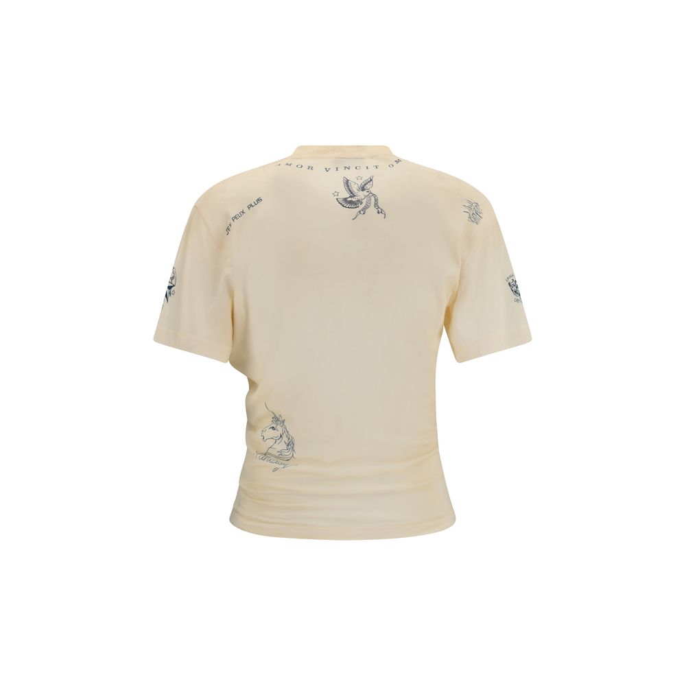 Balenciaga Beige Cotton women T-Shirt