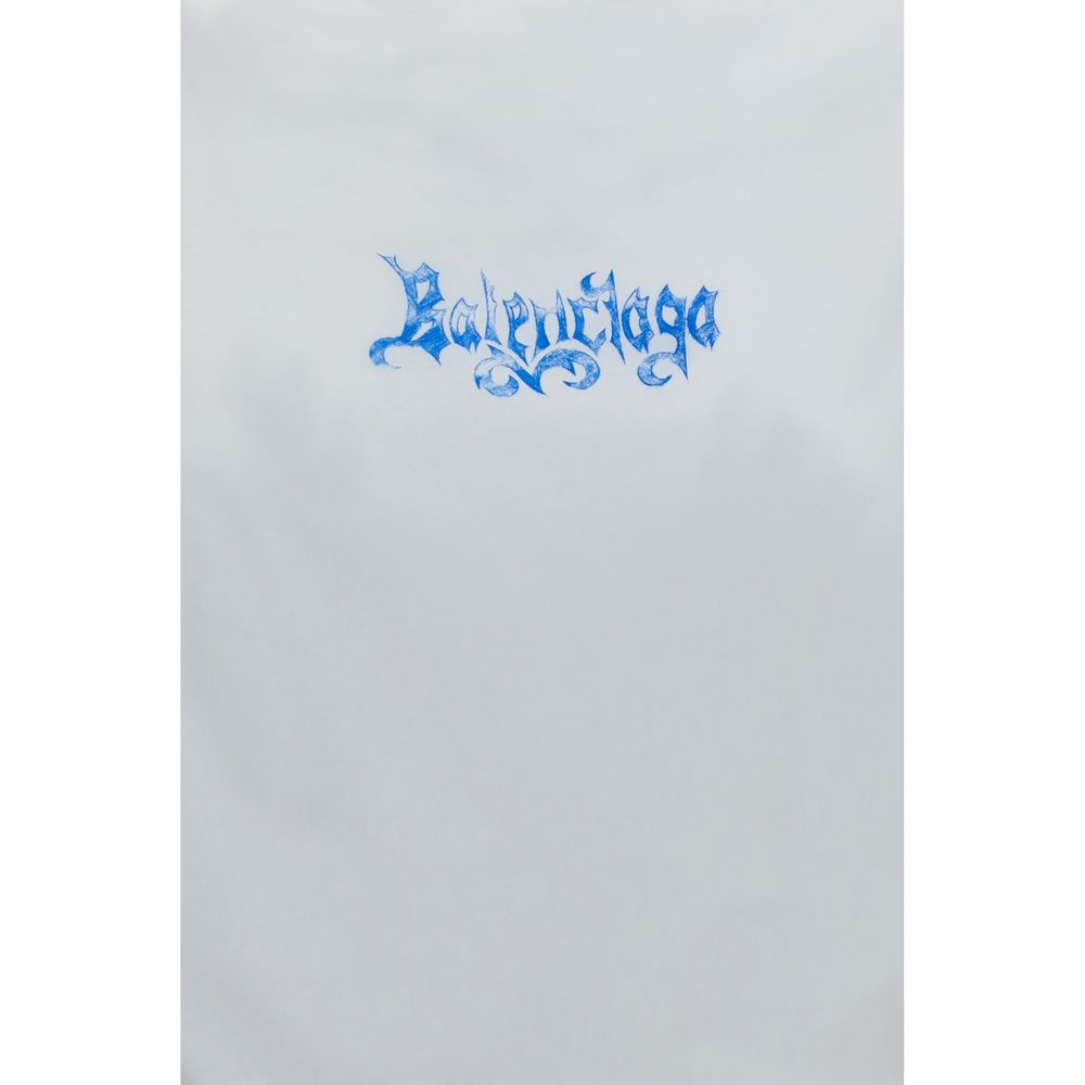Balenciaga White Cotton Women's T-Shirt
