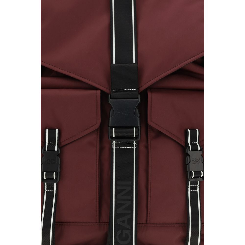 Bordeaux Re‑Tech Recycled Polyamide Backpack