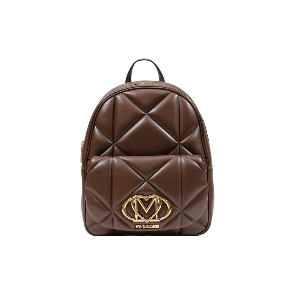 Quilted Polyurethane Backpack