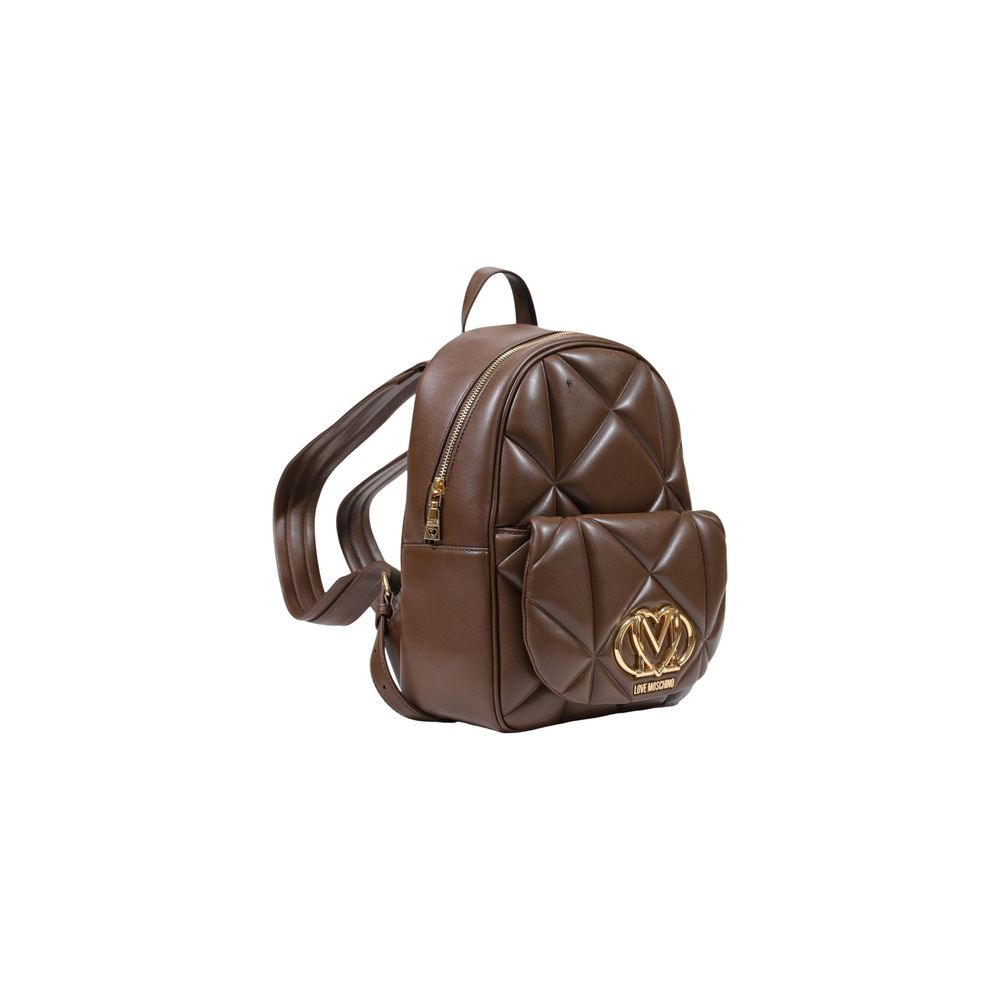 Quilted Polyurethane Backpack