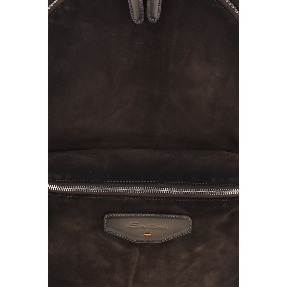 Suede Calf Leather Backpack