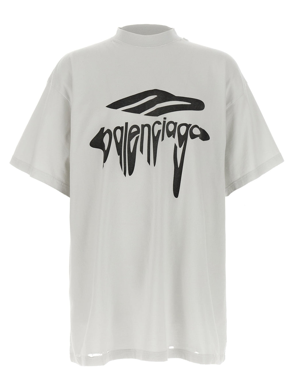 Balenciaga White Cotton Women's T-Shirt
