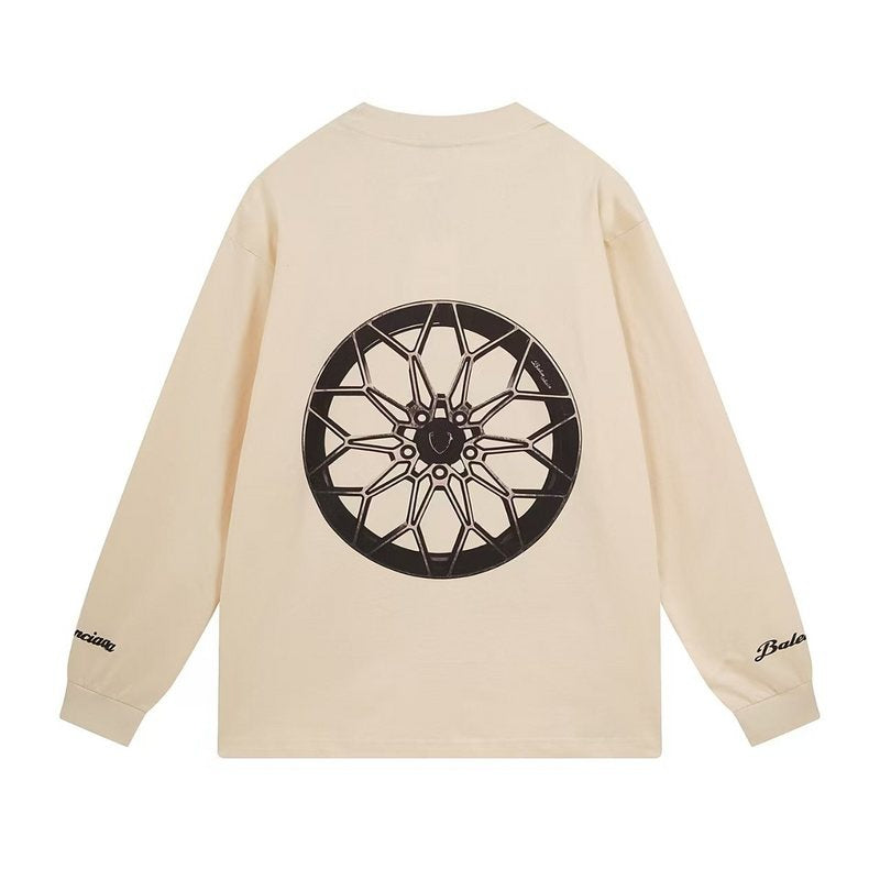 Balenciaga Crew Neck Letter Sweatshirt