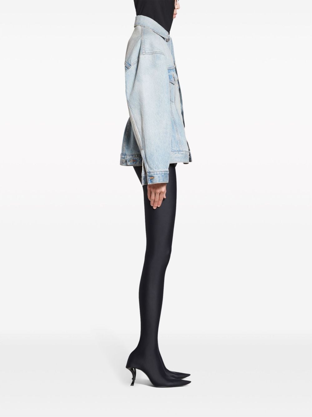 Balenciaga Balenciaga Hourglass silhouette denim women jacket
