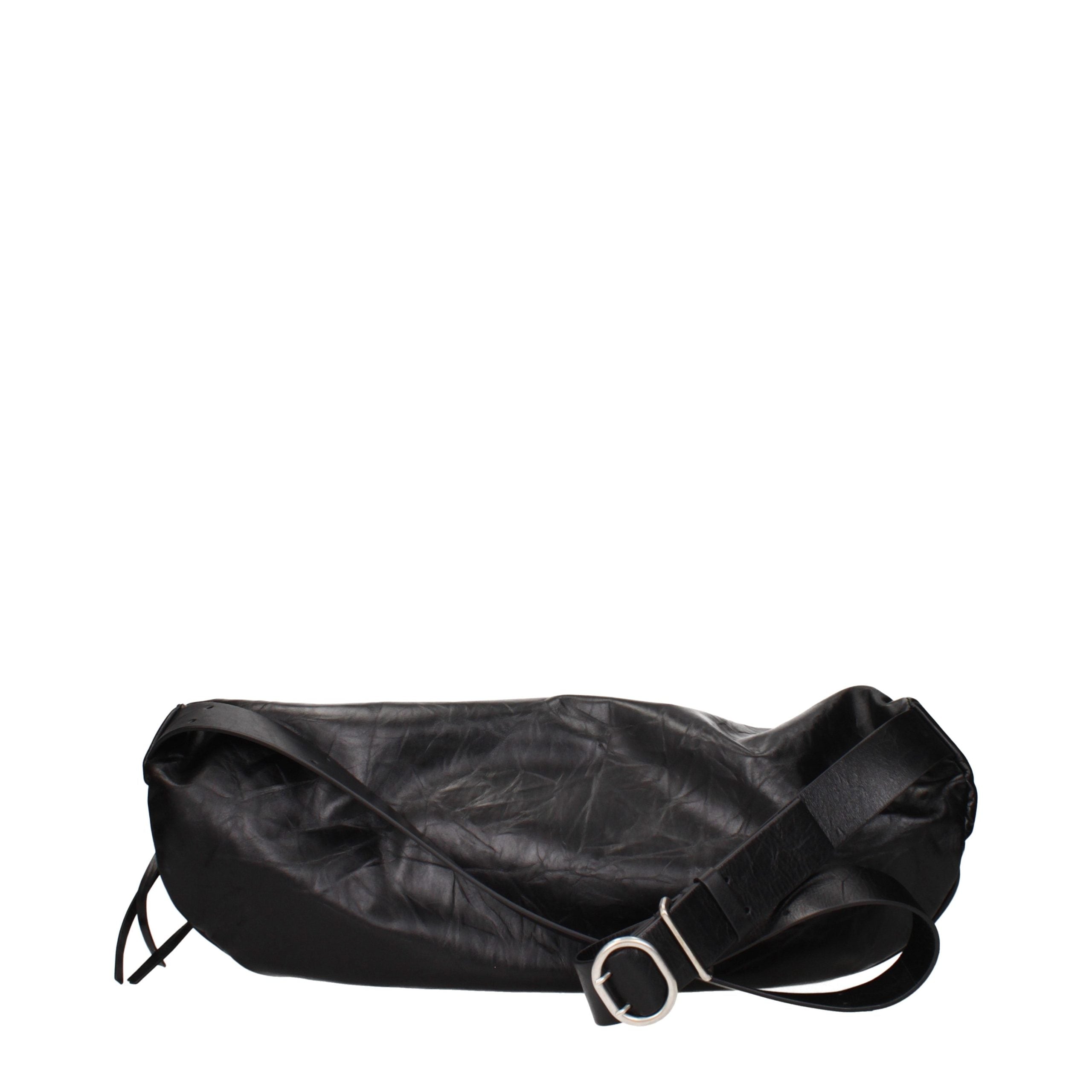 Black Leather Backpack