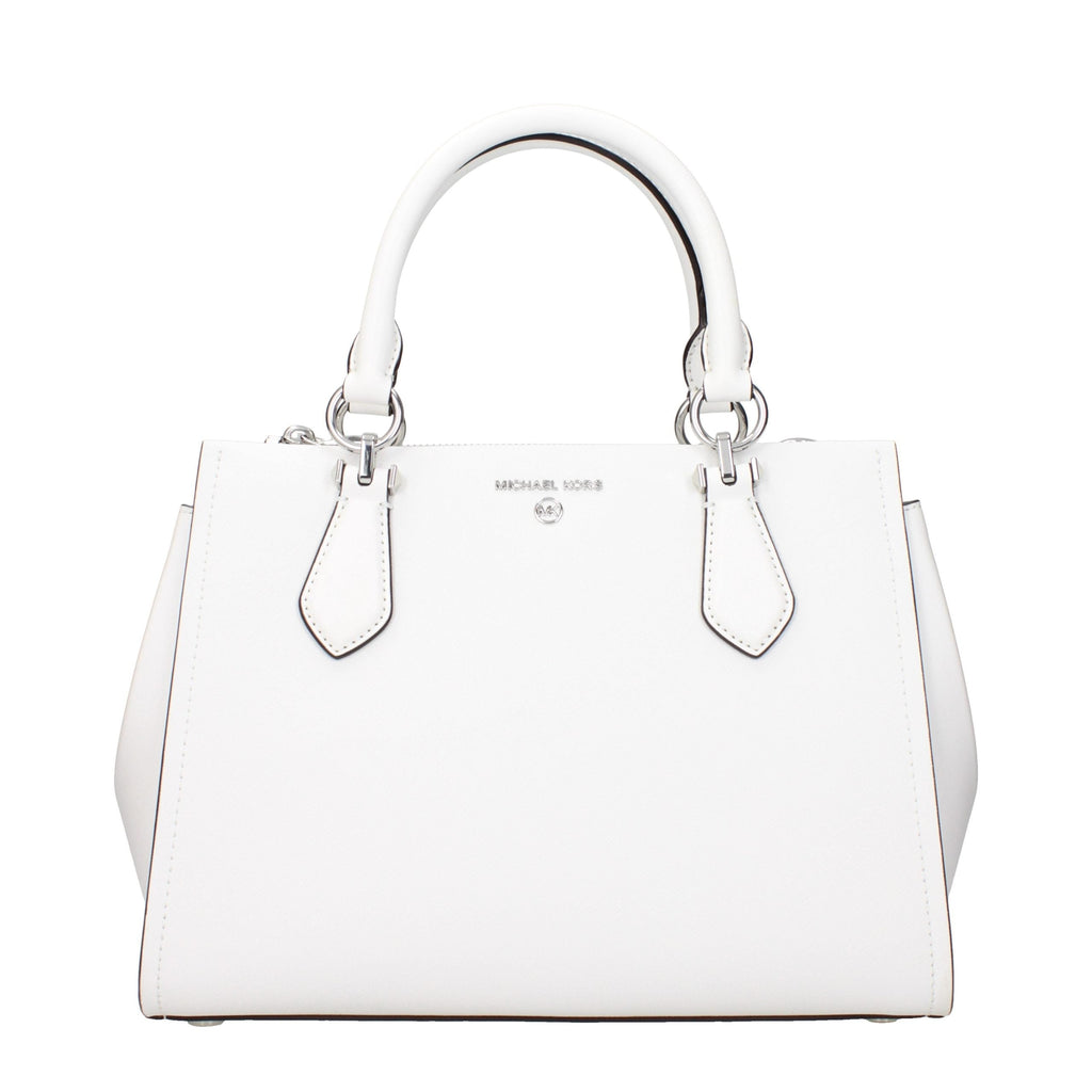 White Leather Shoulder Bag