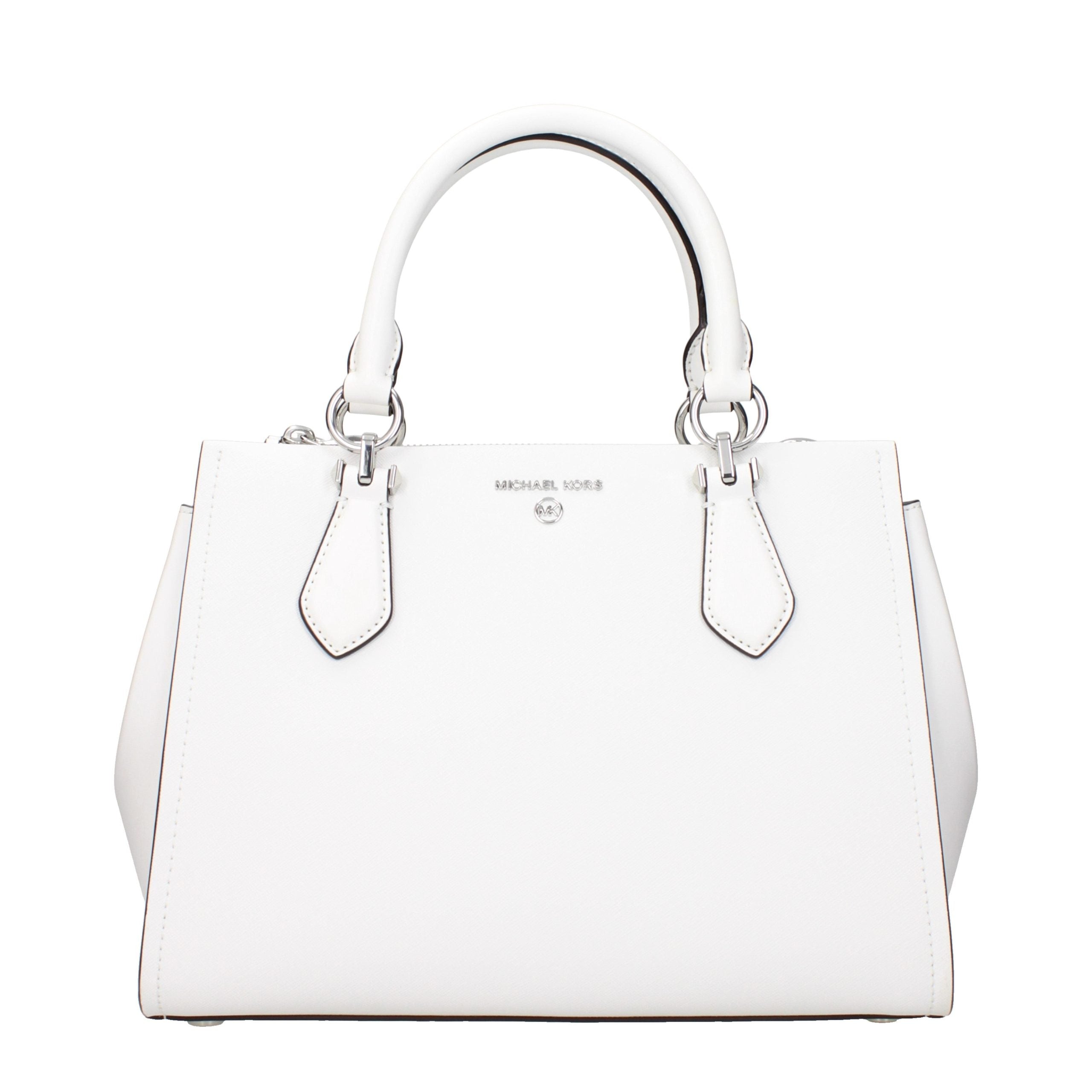White Leather Shoulder Bag