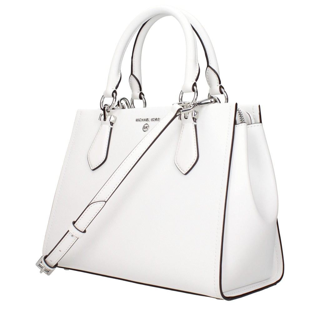 White Leather Shoulder Bag