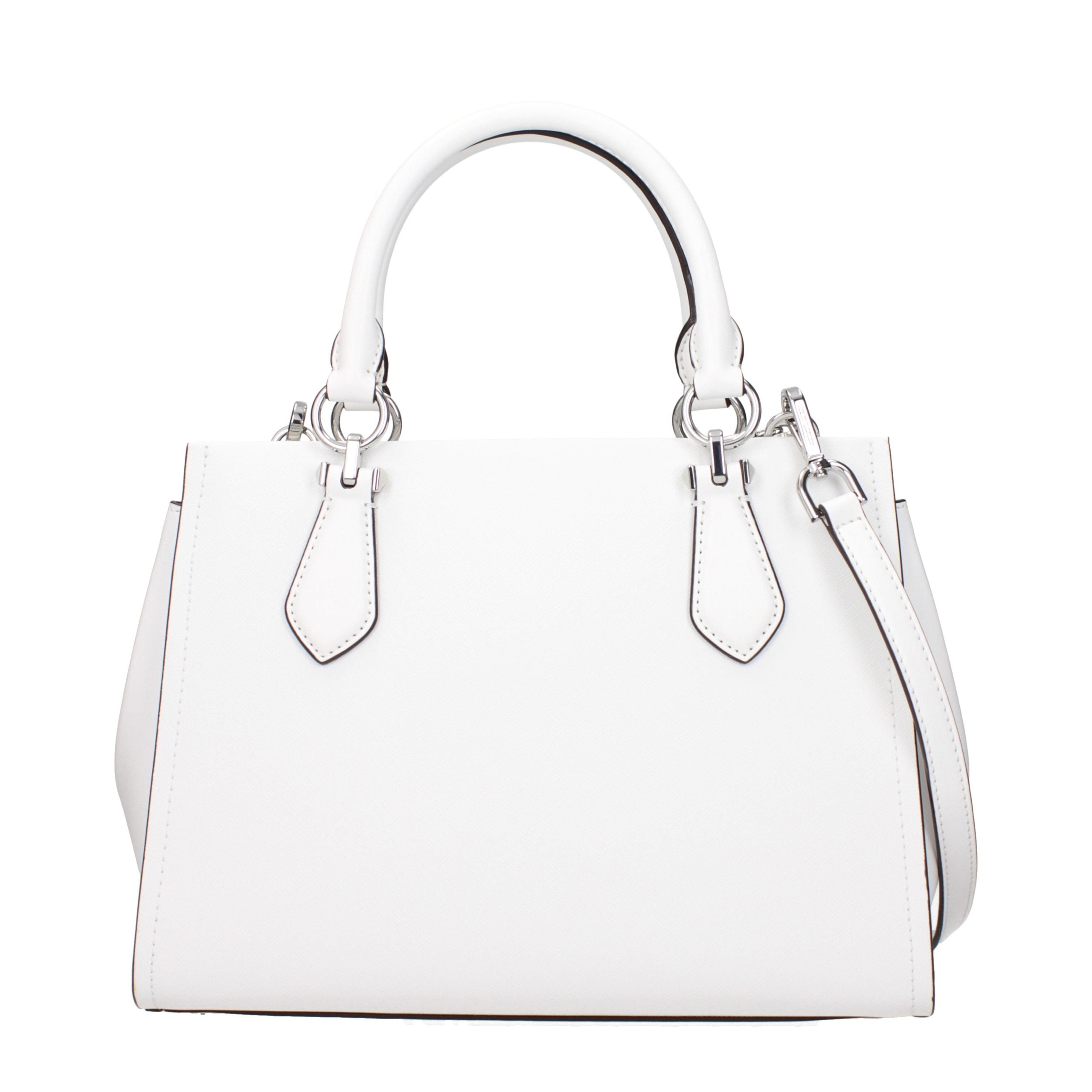 White Leather Shoulder Bag