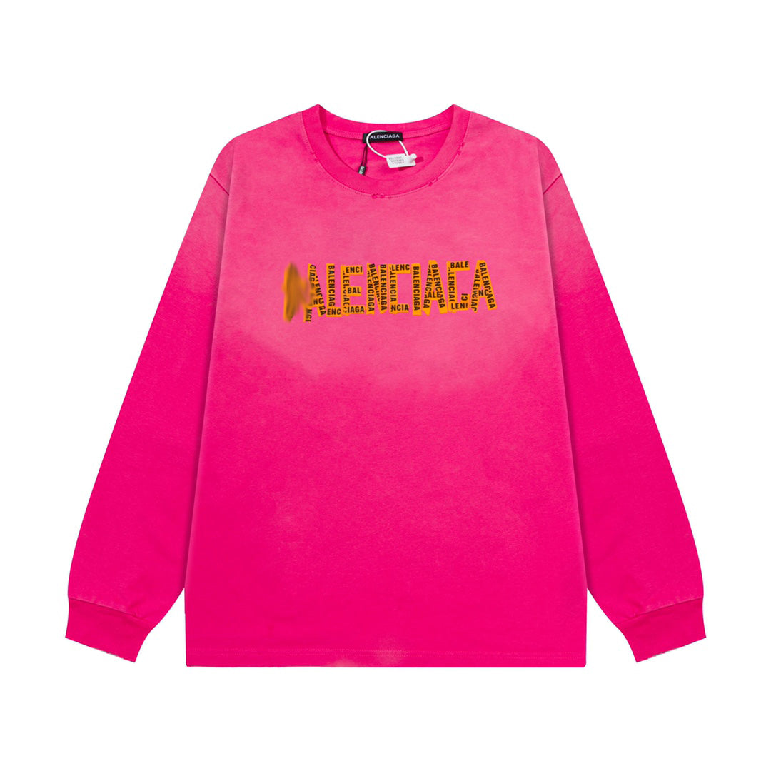 Balenciaga  Couples Print Sweatshirt