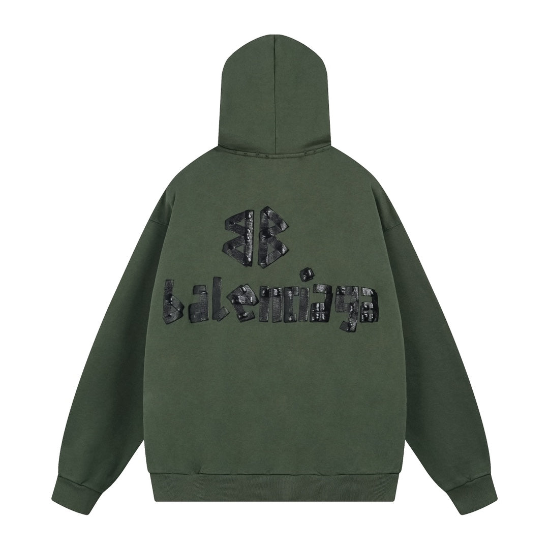 Balenciaga Print LOGO Hoodie