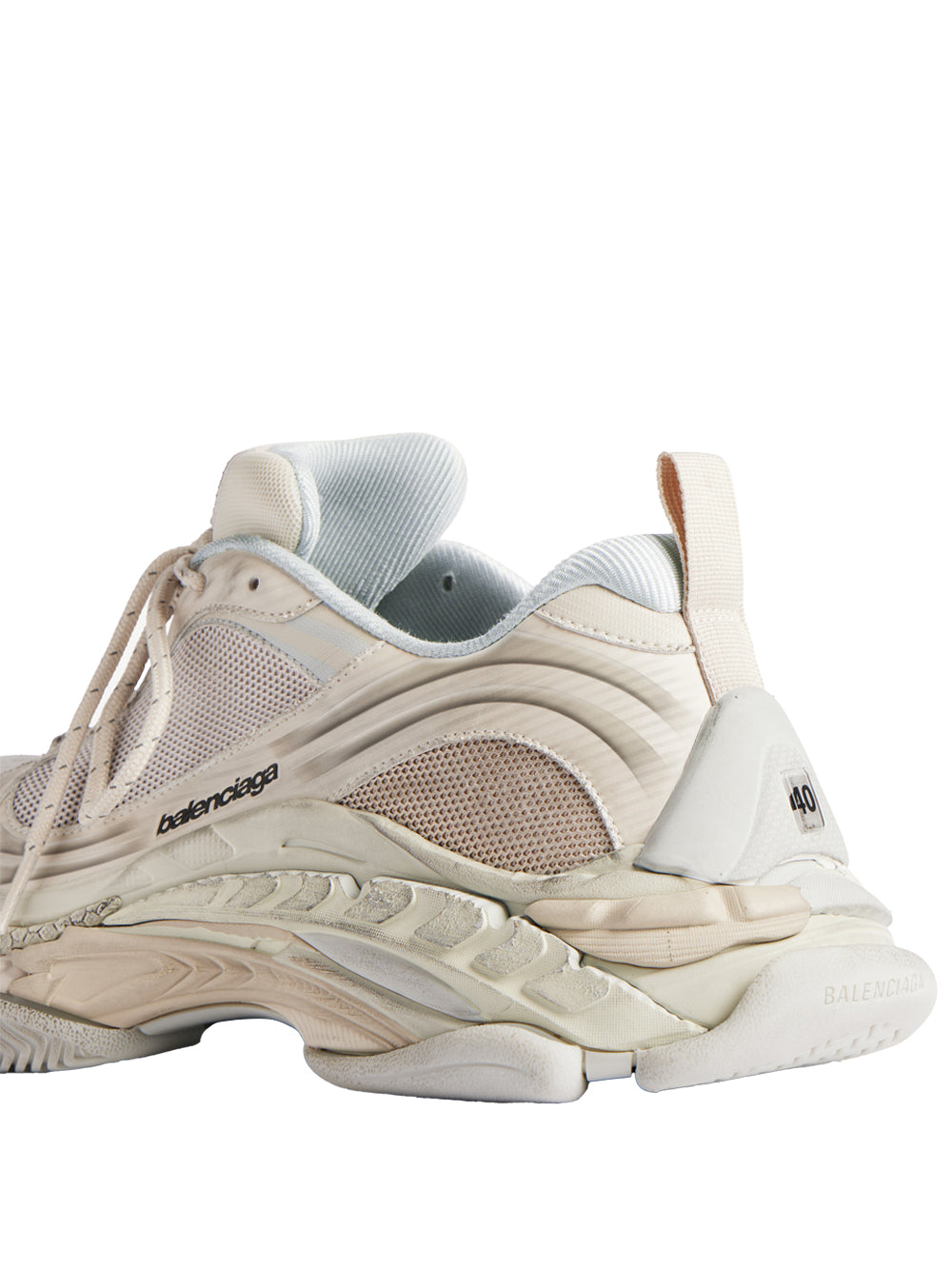 Balenciaga Women Triple S.2 Worn-Out Effect Mesh Sneakers