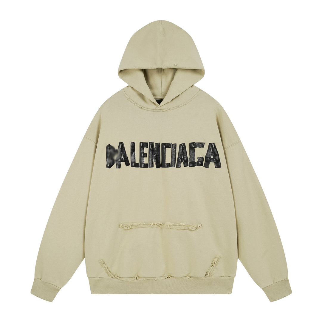 Balenciaga Print LOGO Hoodie