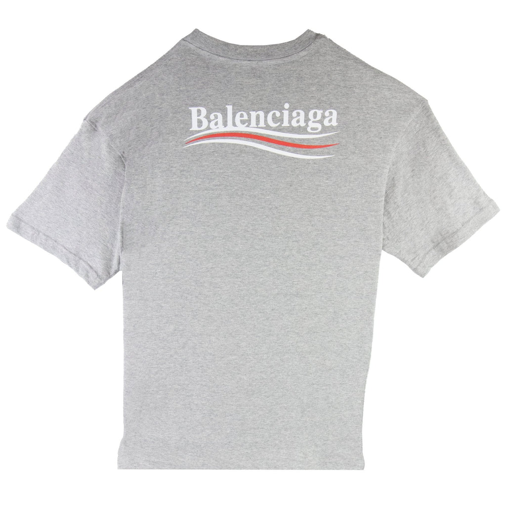 Balenciaga Political S/s T-Shirt Grey 1300