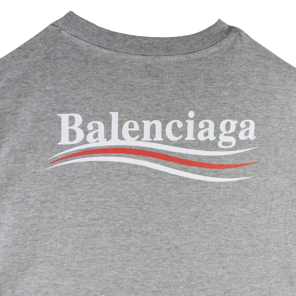 Balenciaga Political S/s T-Shirt Grey 1300