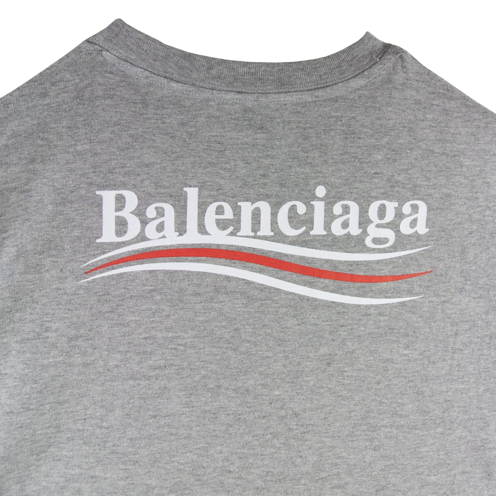Balenciaga Political S/s T-Shirt Grey 1300
