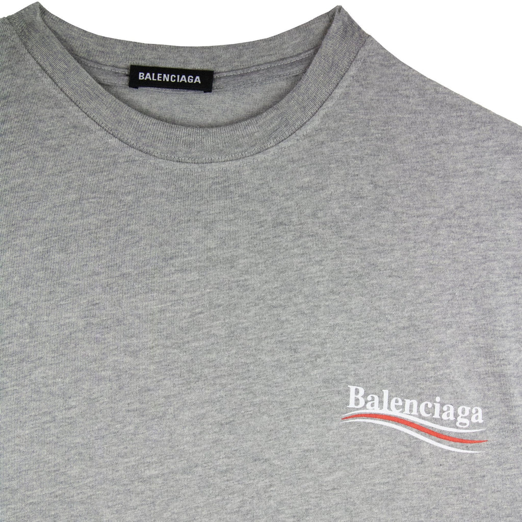 Balenciaga Political S/s T-Shirt Grey 1300