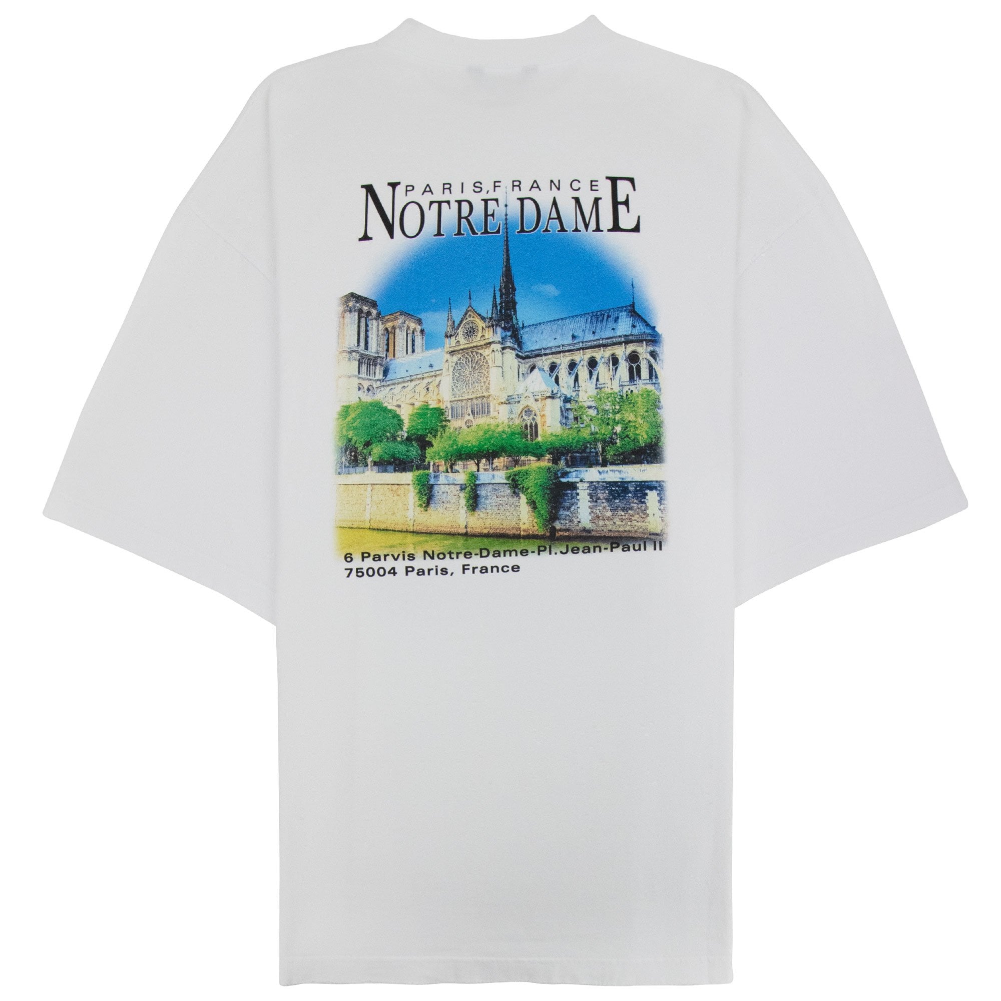 Balenciaga Sacr?-Coeur Print Oversized T-shirt White