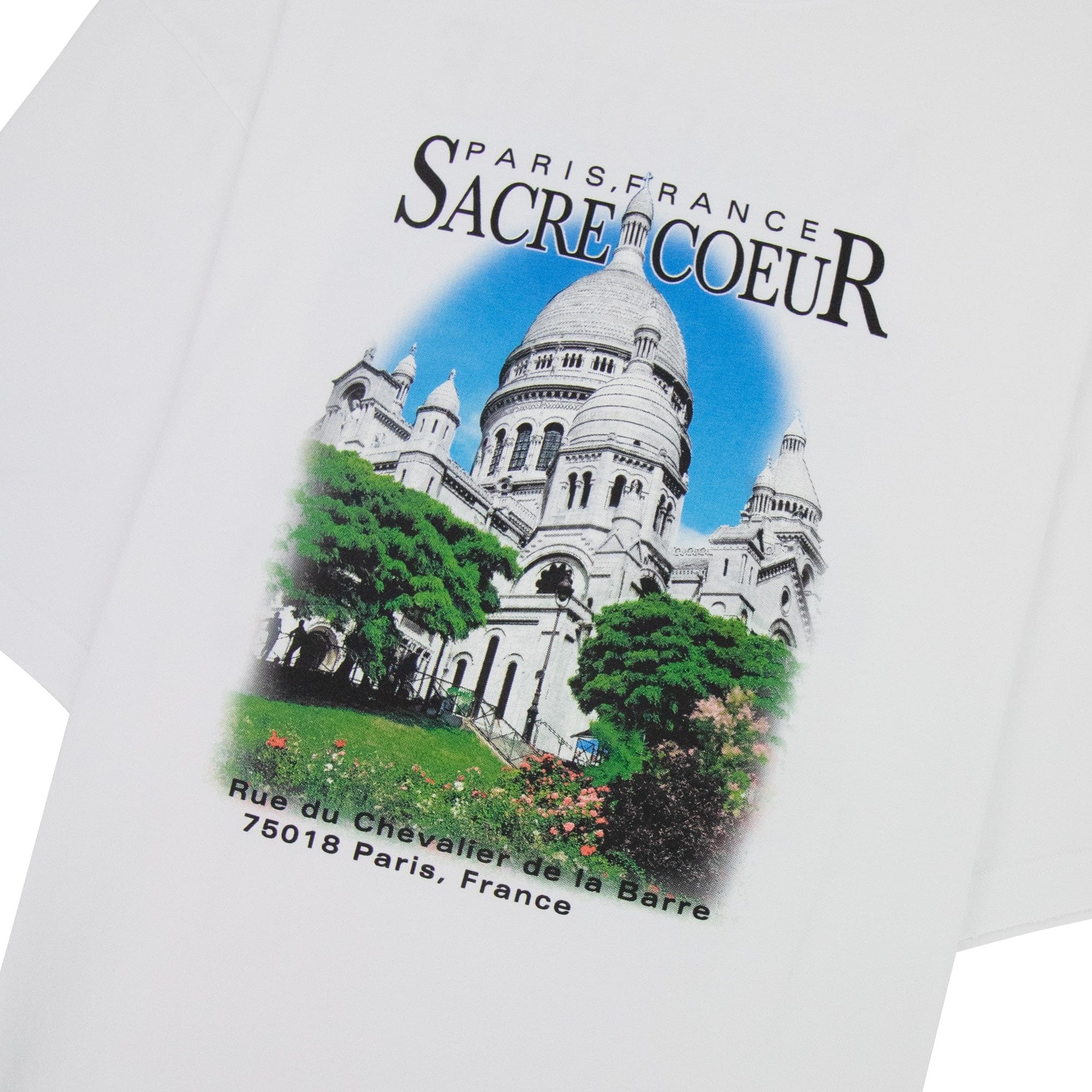 Balenciaga Sacr?-Coeur Print Oversized T-shirt White