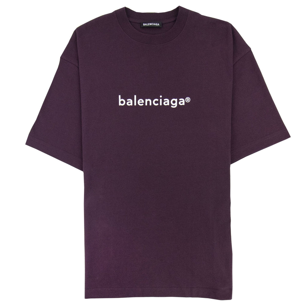 Balenciaga Copyright T-shirt Wine