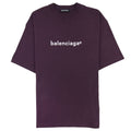 Balenciaga Copyright T-shirt Wine