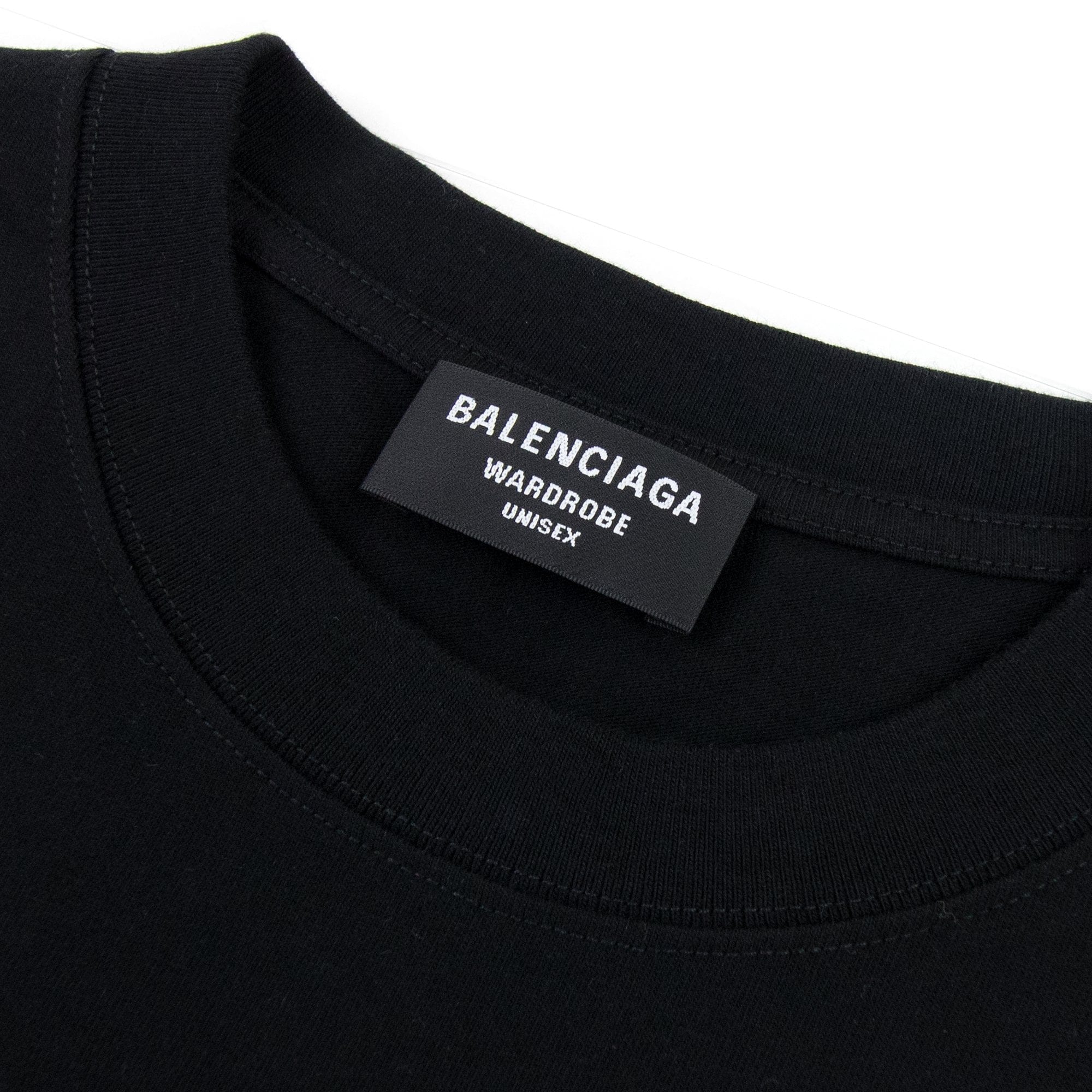 Balenciaga Bb Pixel T-shirt Black