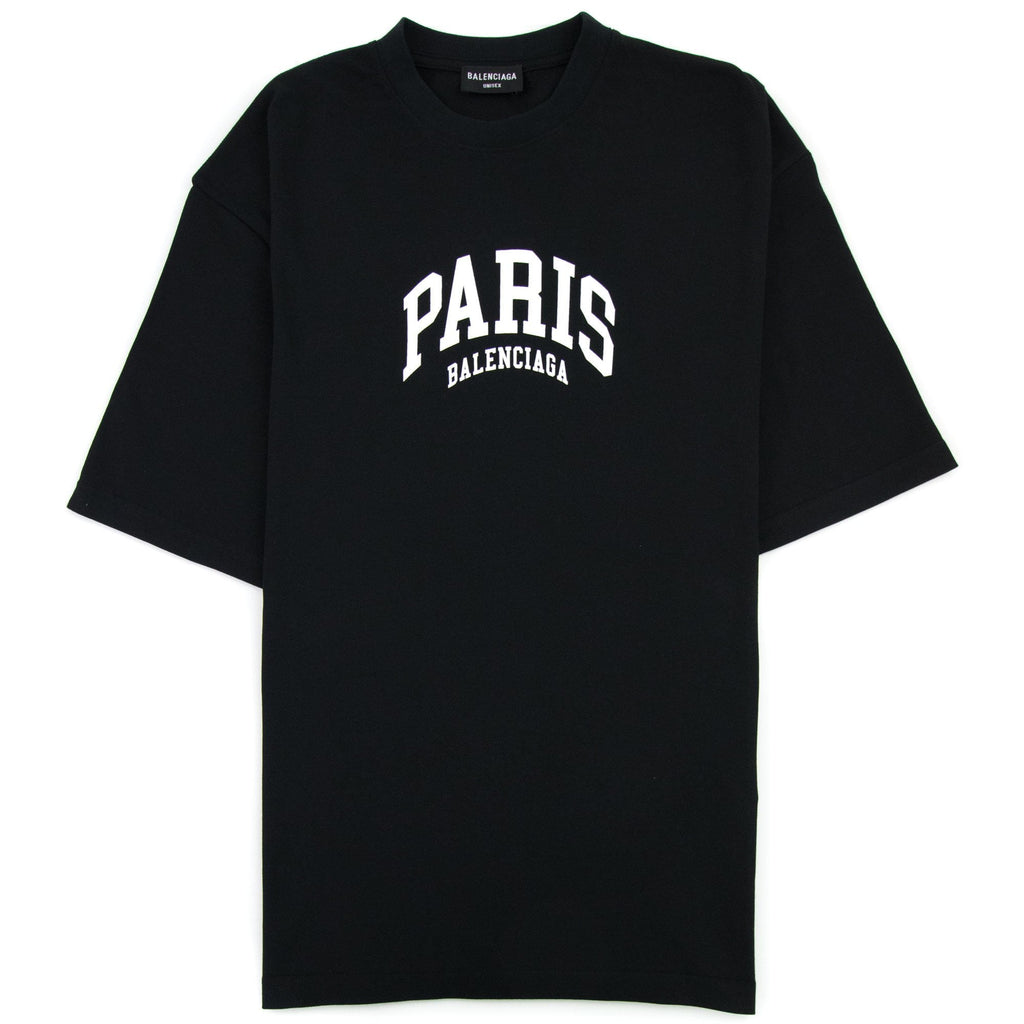 Balenciaga Cities Paris T-shirt Black