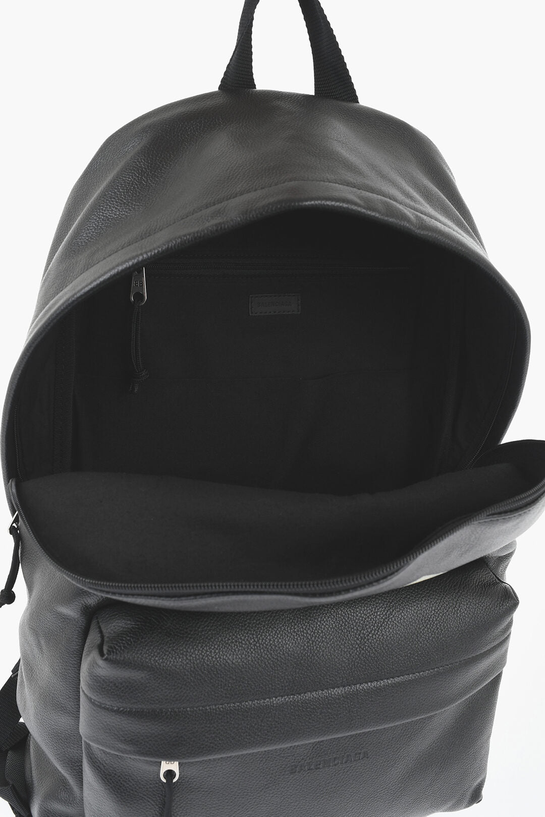1500~Hammered Leather Backpack TAPE With Front Pocket