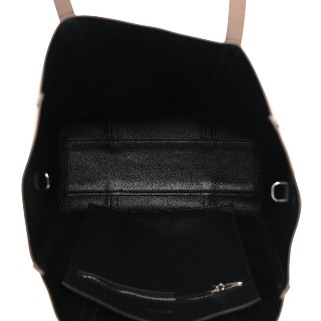 Calfskin XS Everyday Tote Light Beige Black