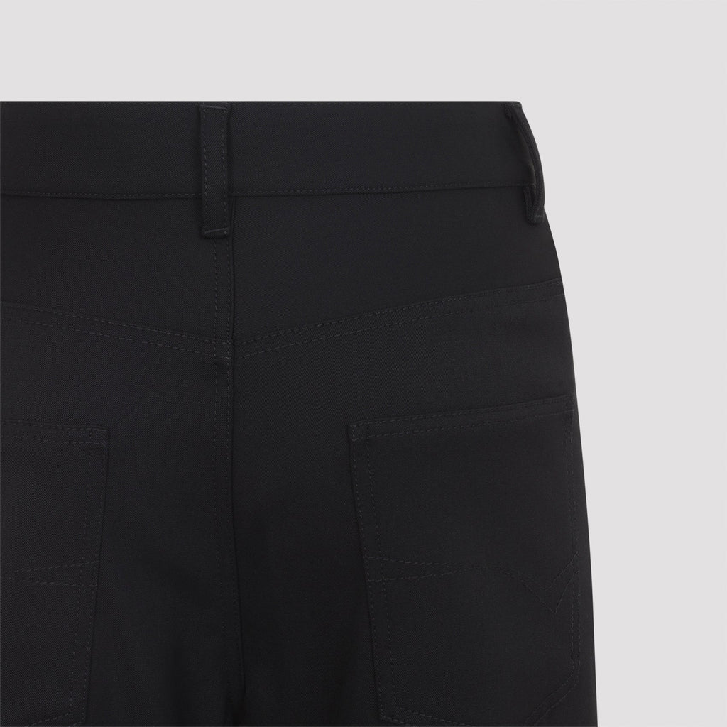 Balenciaga Straight Wool Pants Women