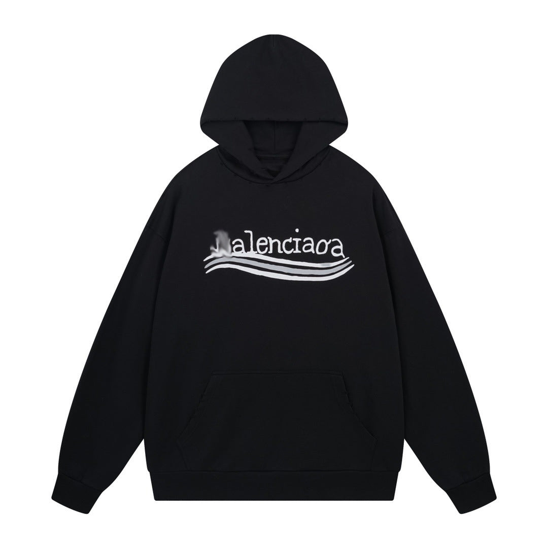 Balenciaga Couples Print Hoodie