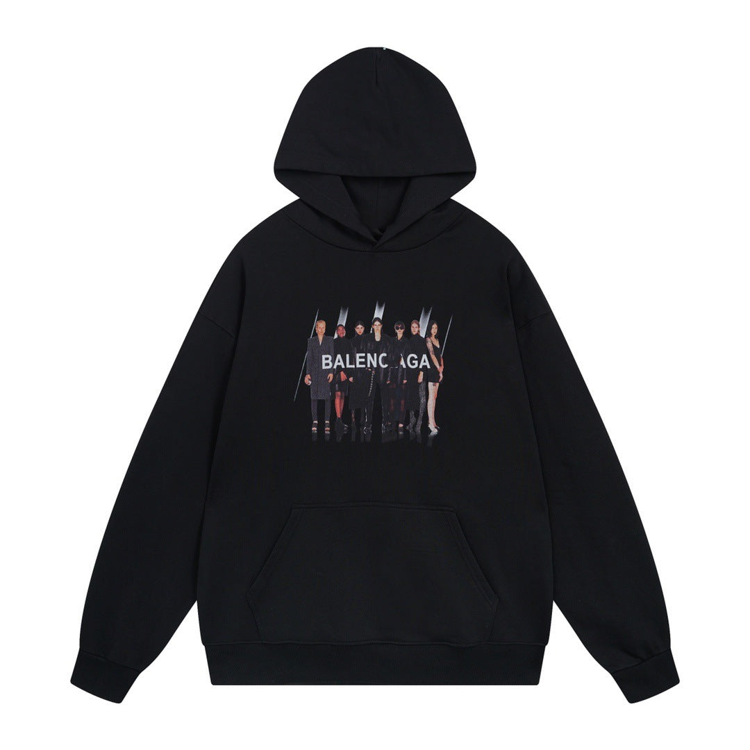 Balenciaga Couples Print Hoodie
