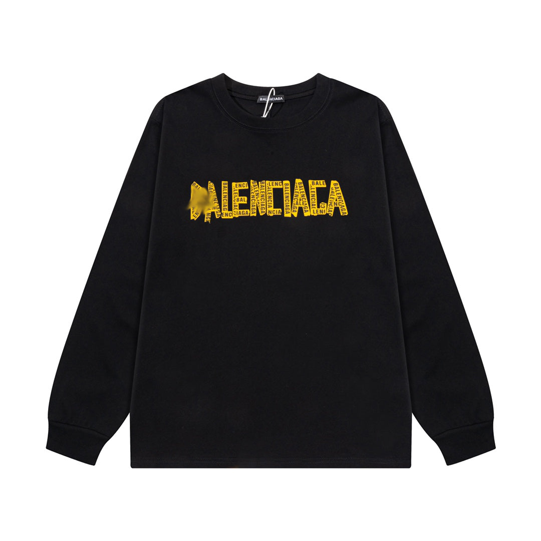 Balenciaga  Couples Print Sweatshirt