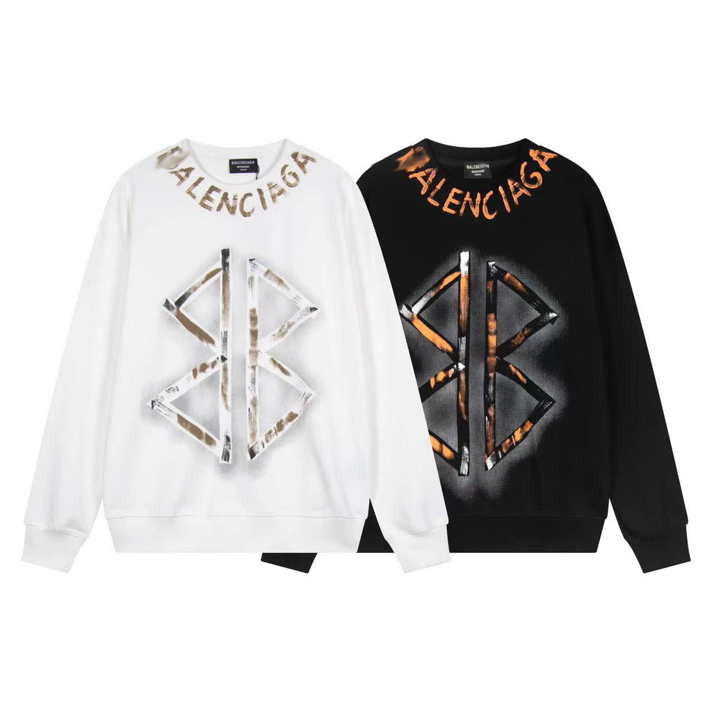 Balenciaga  LOGO Crew Neck Hoodie