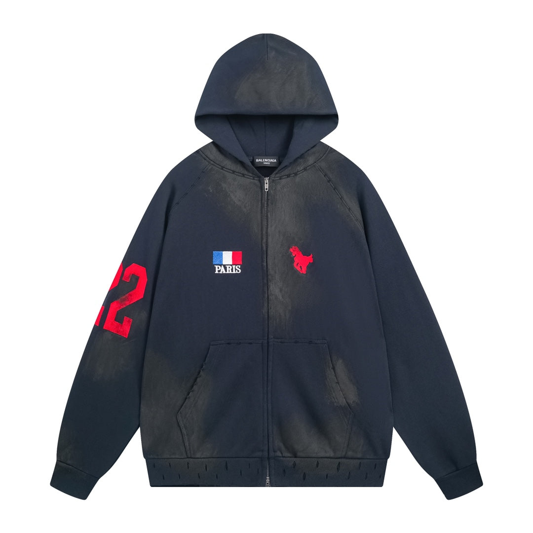 Balenciaga Print 22 Couples Hoodie