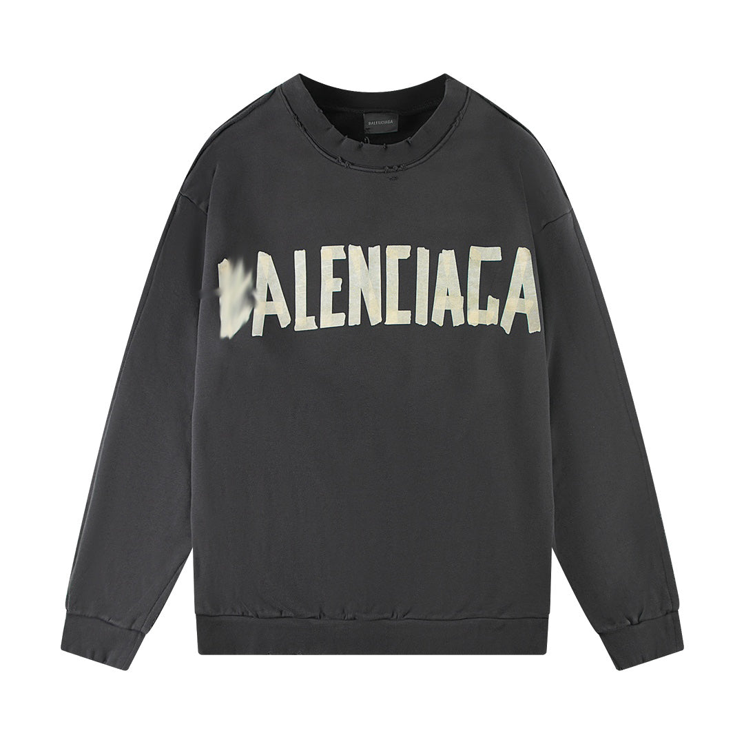 Balenciaga Distressed Couples Sweatshirt