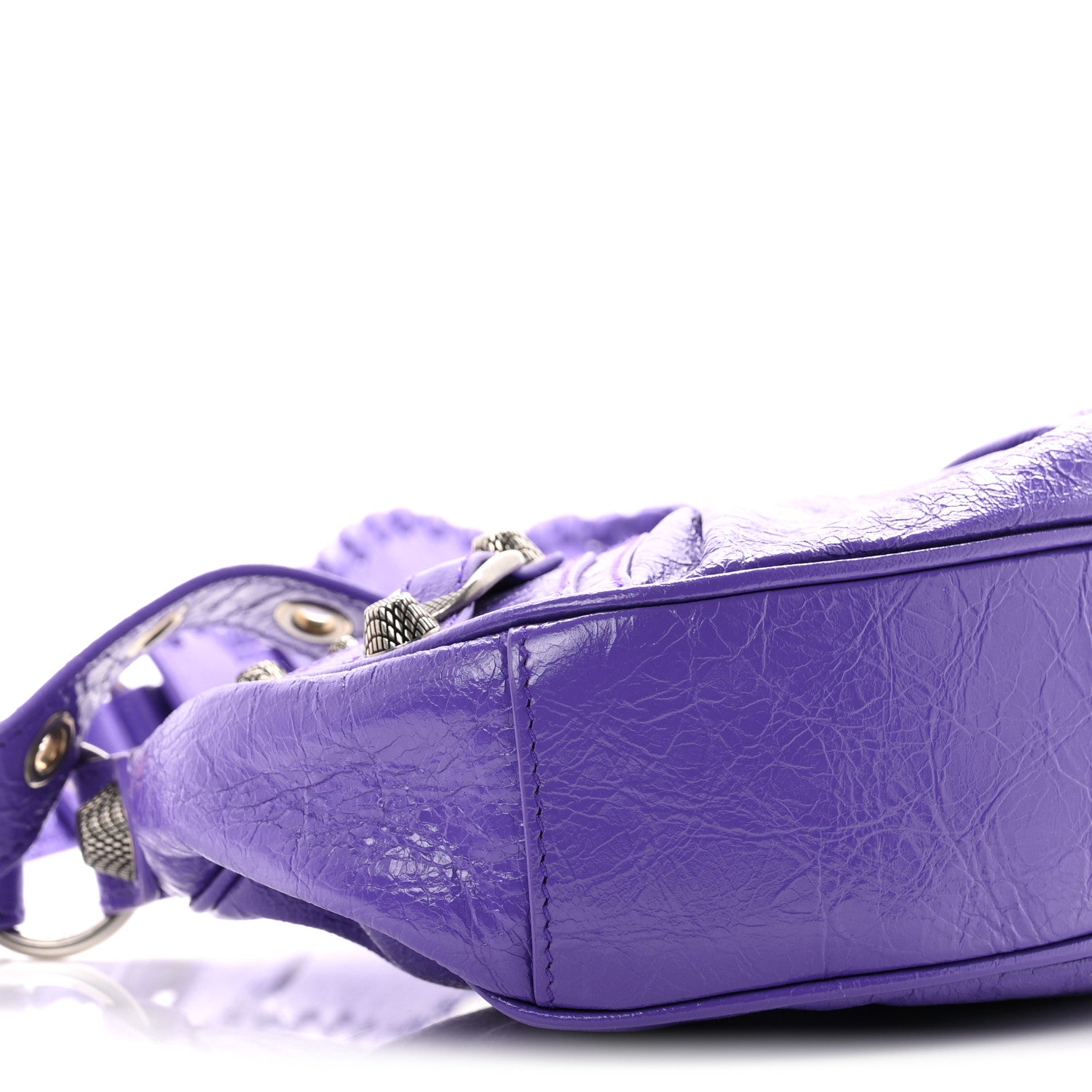 Agneau Arena Le Cagole Shoulder Bag XS Purple